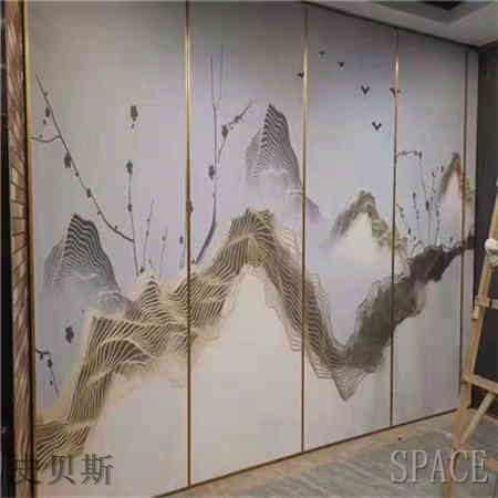 拉萨酒店隔断,拉萨移动隔断铝外框.jpg